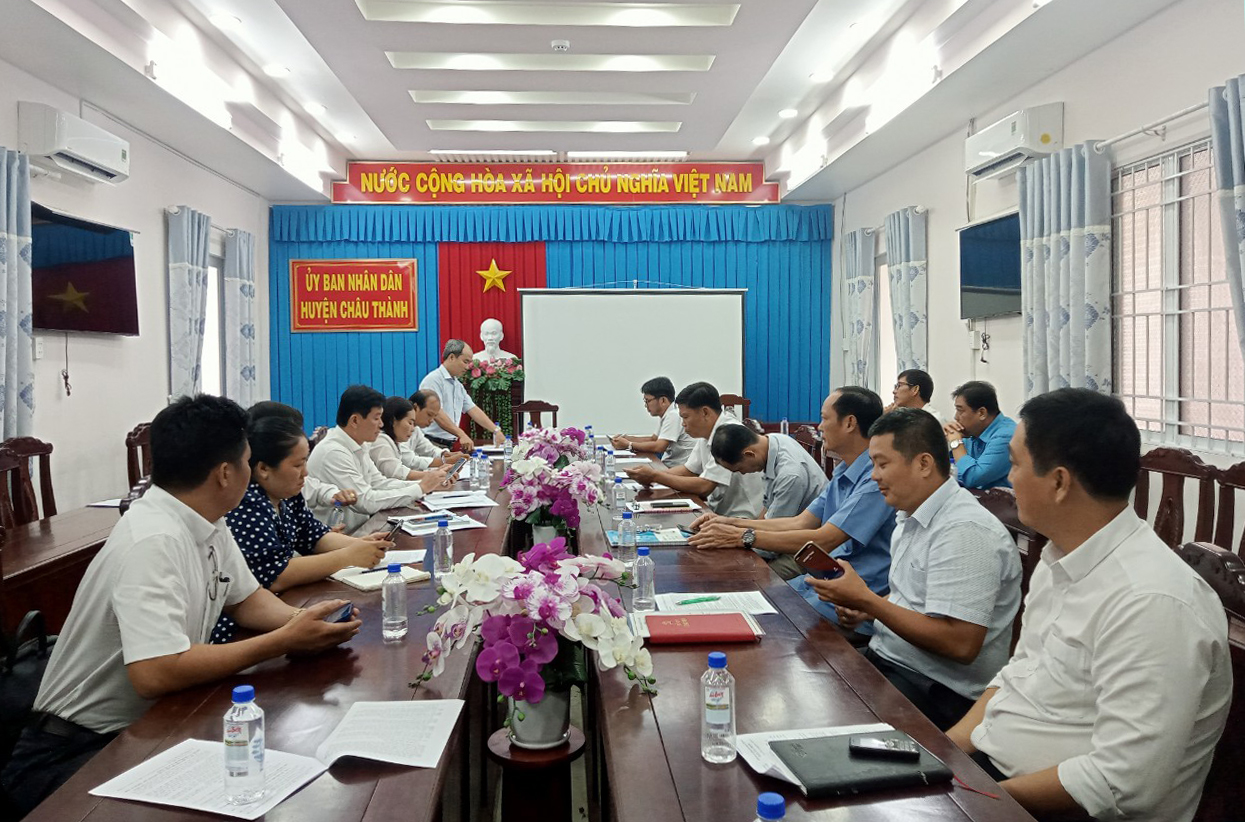 Đoàn giám sát của Chi cục Phát triển nông thôn tỉnh Trà Vinh giám sát, đánh giá dự án giảm nghèo bền vững năm 2023 trên địa bàn huyện Châu Thành