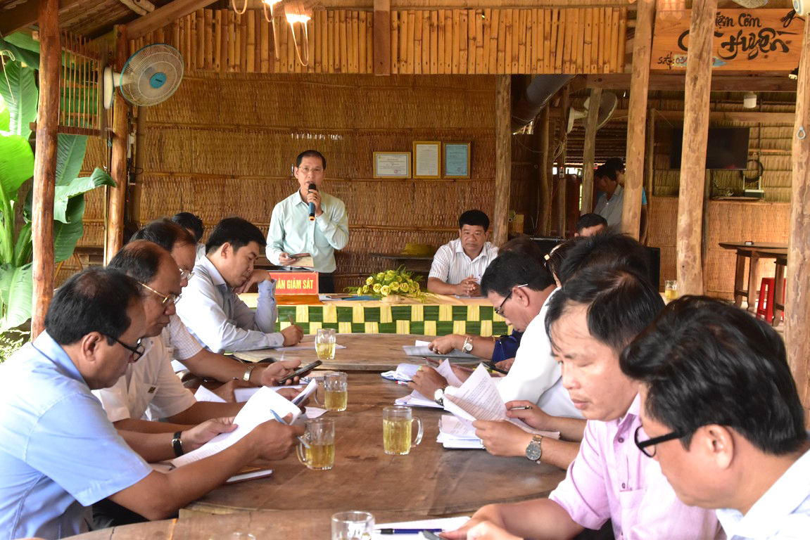 Đoàn giám sát của Ban Văn hóa - Xã hội Hội đồng nhân dân tỉnh Trà Vinh giám sát việc tổ chức thực hiện chính sách hỗ trợ phát triển du lịch giai đoạn 2022-2023 đối với huyện Châu Thành